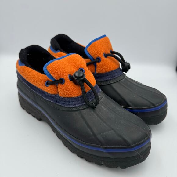 Bass Brazos Vintage Duck Shoes 8M Fleece Slip-on Waterproof Winter Rain Clogs - Picture 4 of 12